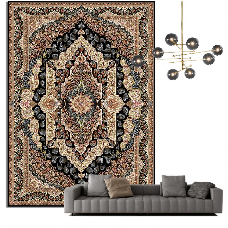 Wholesale Home Decoration Persian Style 3d Printed Carpets and with HU backing