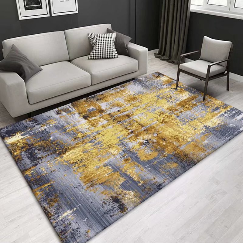 Luxury Shinny Diamond HD Velvet Carpet for Living Room Shinny Vision Rugs New Latex Artifical Leather Anti-slip Backing