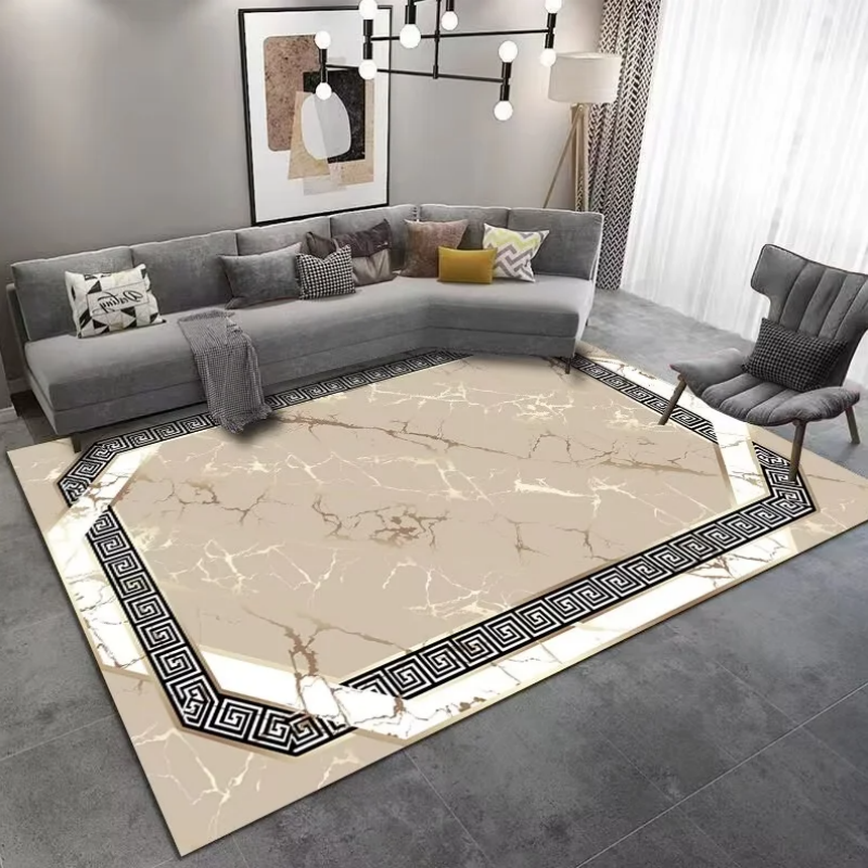 Newest Design Anti Slip Super Soft HD Persian Style 3d Printed Carpets with PU backing