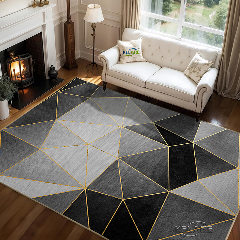 Geomatric area rugs home carpet customized size and design china factory